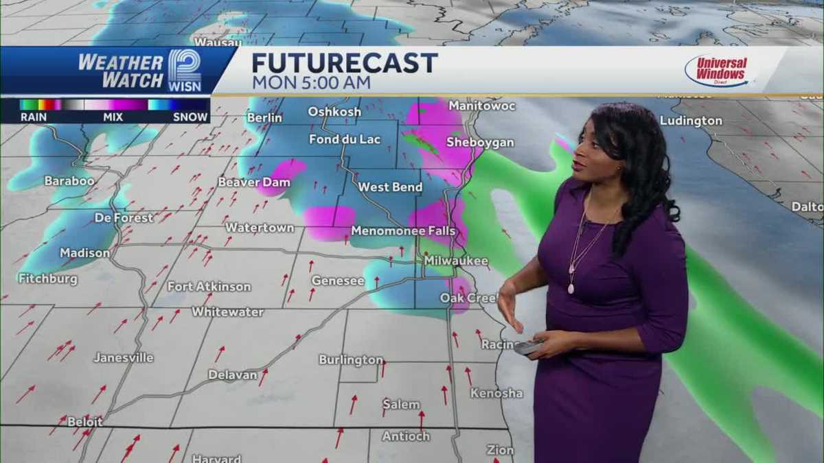 Videocast: Light Snow Monday Morning
