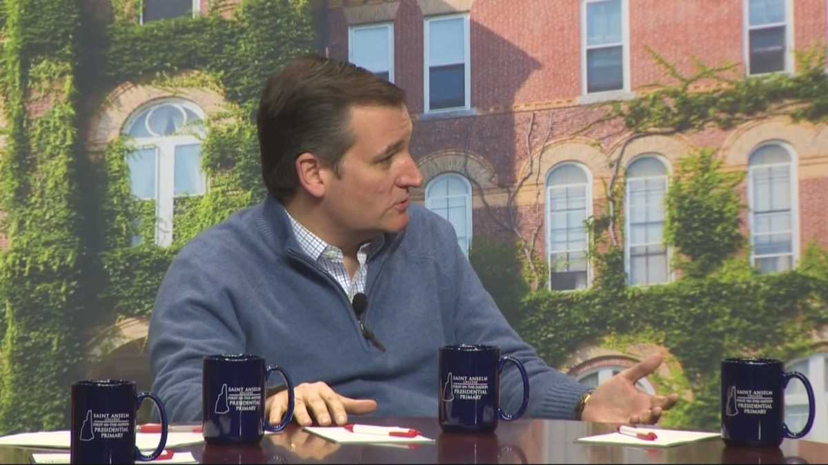 Candidates work trail in NH