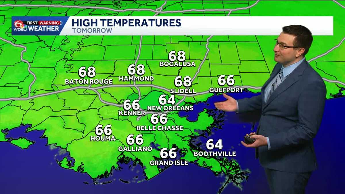 Brief cool down on Sunday before warming back up next week