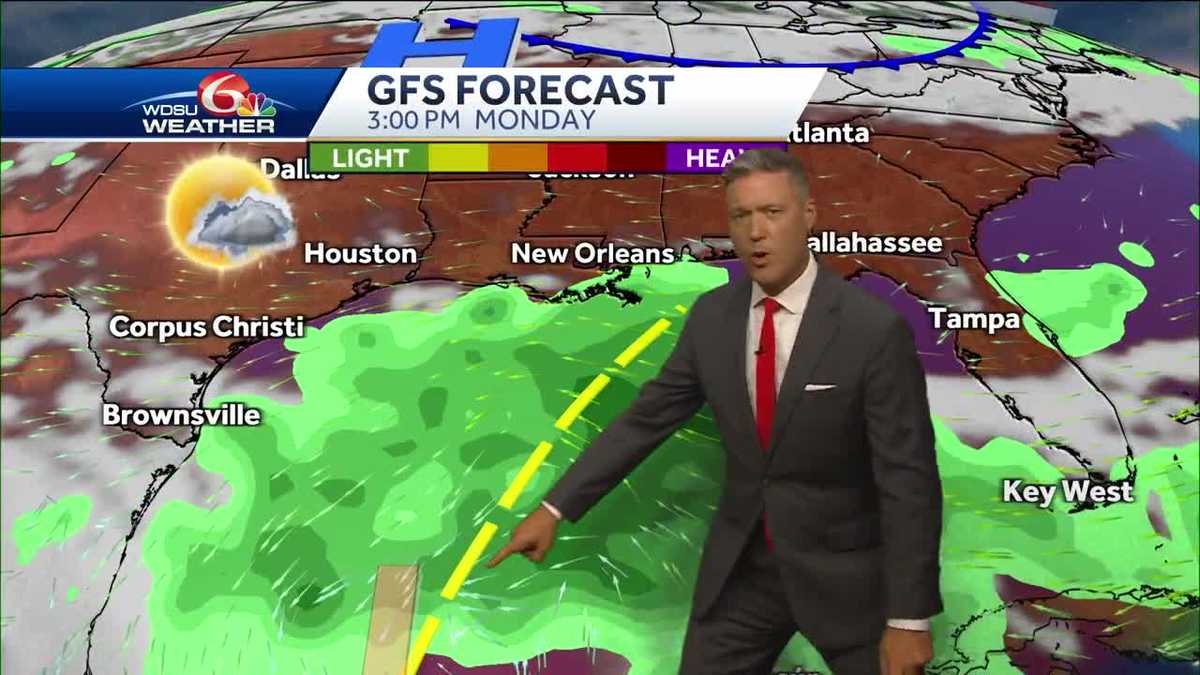 New Orleans forecast excessive heat warning tropical forecast