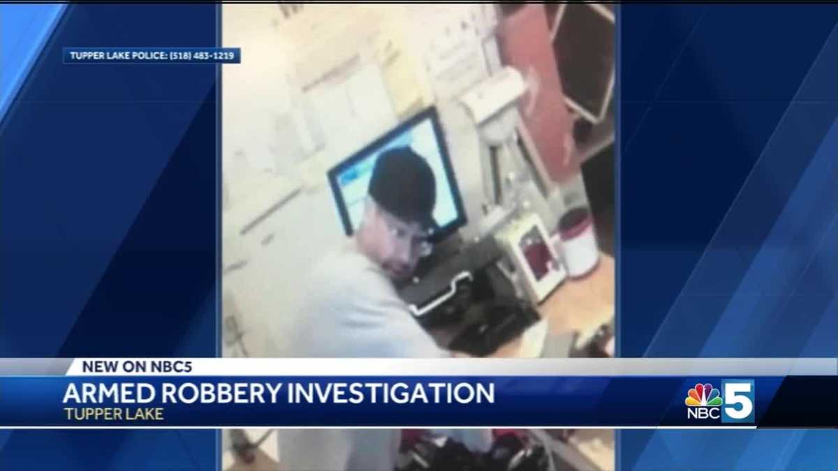 Tupper Lake police looking armed robbery suspect