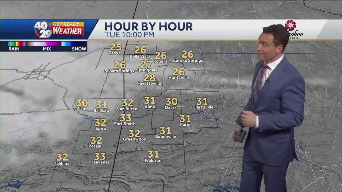 Light snow possible for some tomorrow night