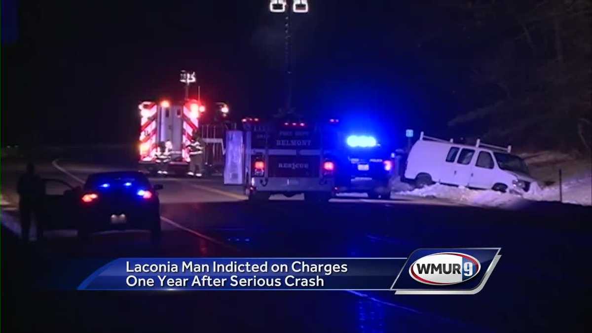 Laconia man indicted on charges in serious crash