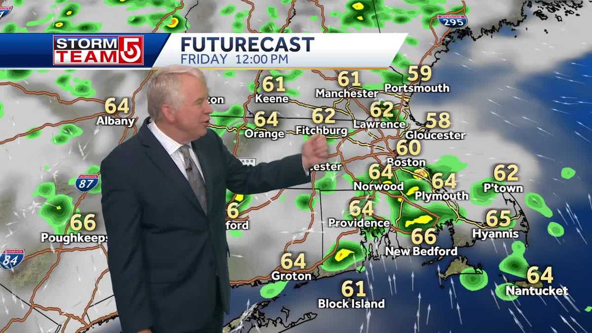 Video: More scattered showers Friday; Sunshine returns for weekend