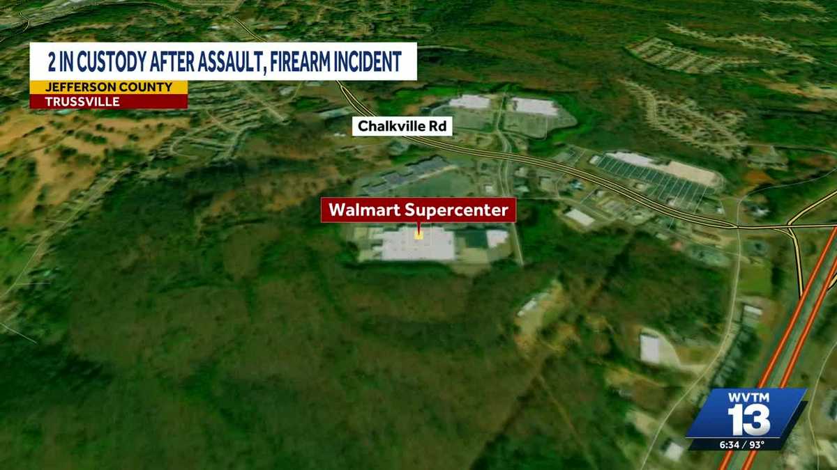 Two suspects arrested after assault at Trussville Walmart
