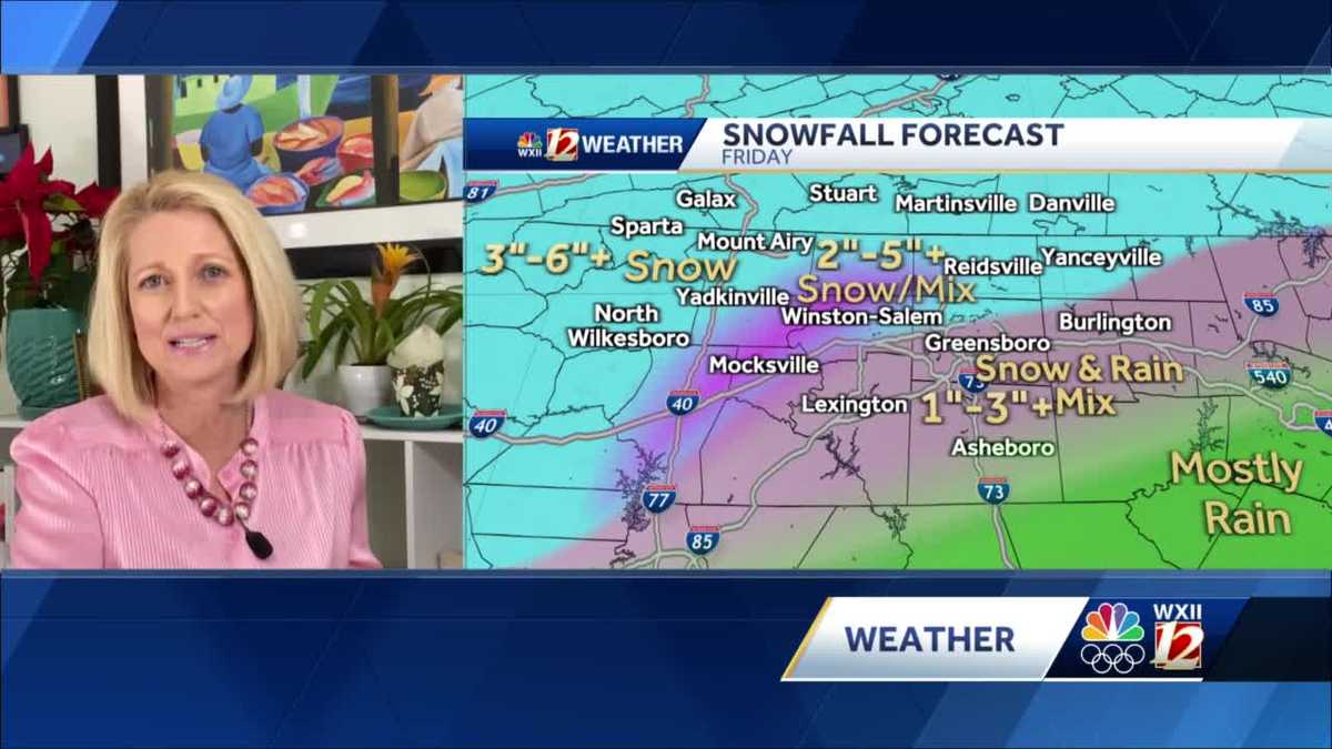 WATCH: Developing Winter Storm Plus Travel Hazards & Triad Snow