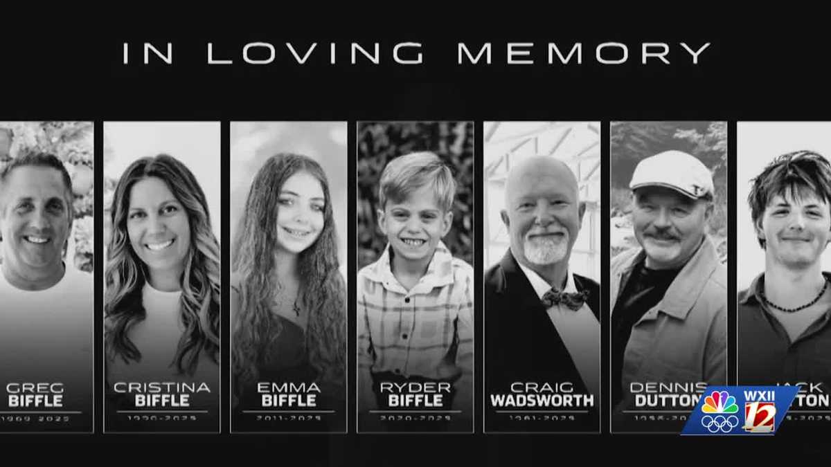 Ceremony honors and remembers NASCAR's Greg Biffle and 6 others killed in December plane crash