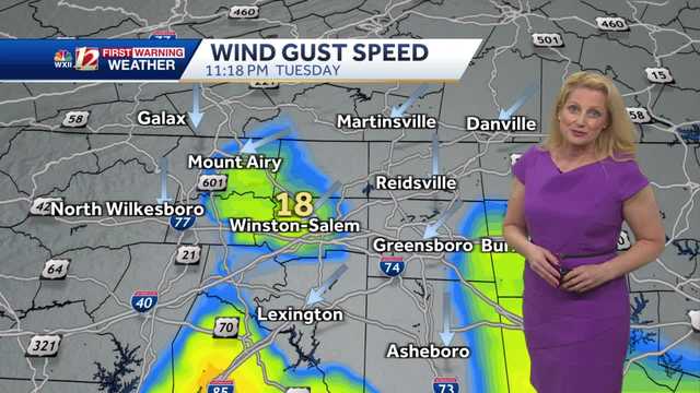 Wind relaxes Wednesday plus milder highs across North Carolina - Vimarsana News