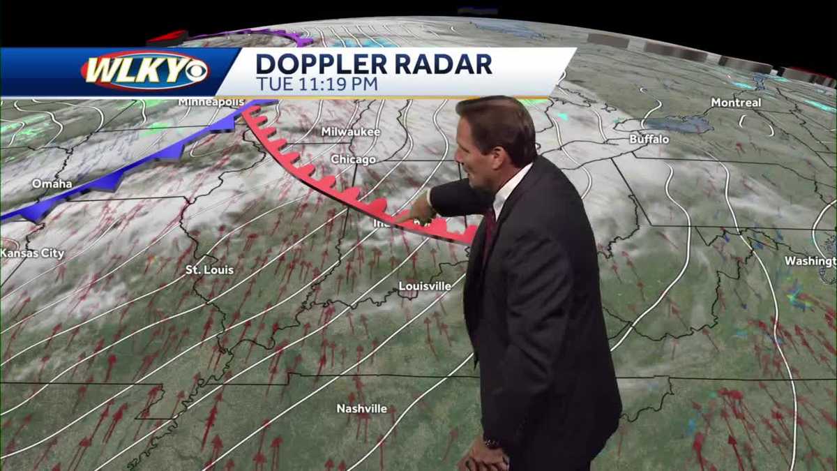 A warm Wednesday Then Rain and Colder