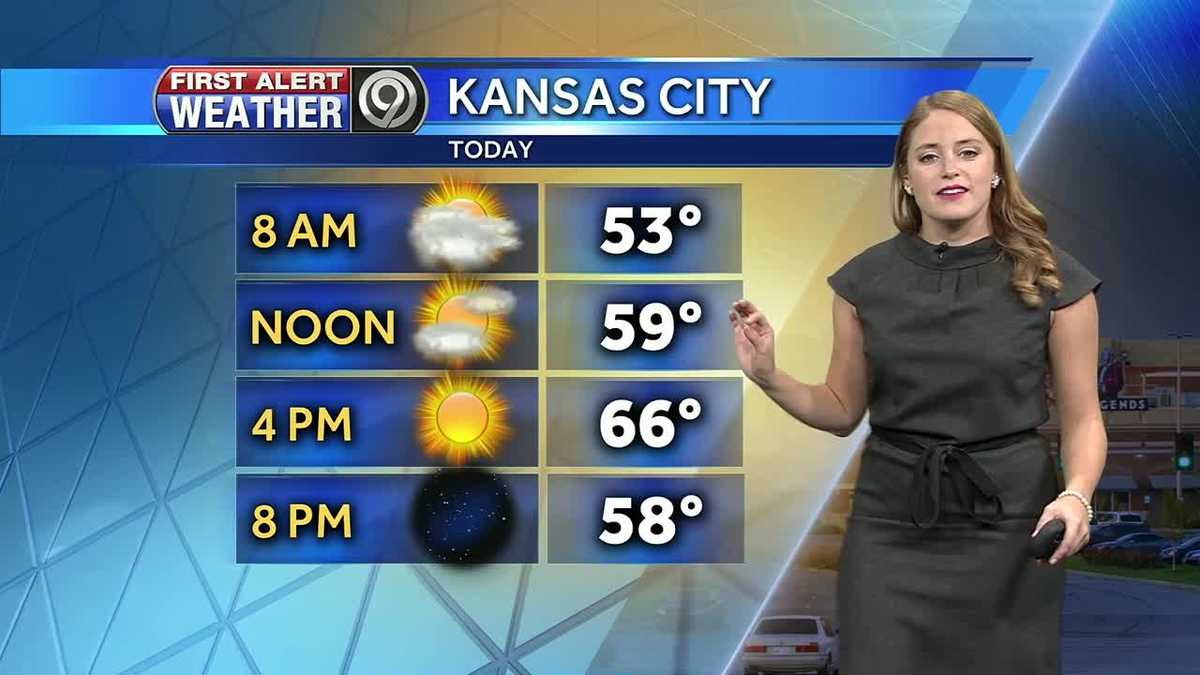 First Alert 66 degrees for high Sunday