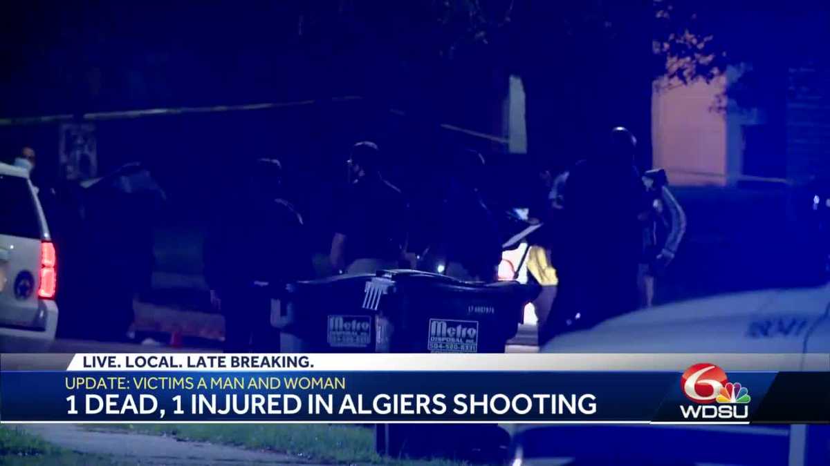 1 dead, 1 wounded in Algiers double shooting, NOPD investigating