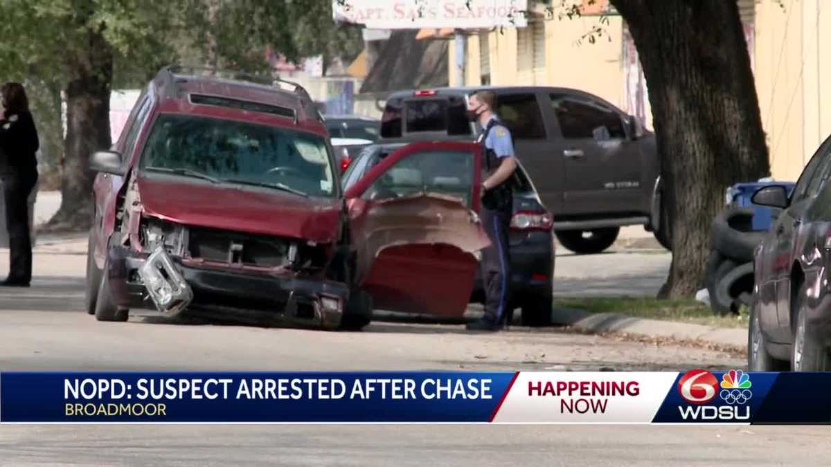 Man arrested after leading NOPD on chase that ended in crash