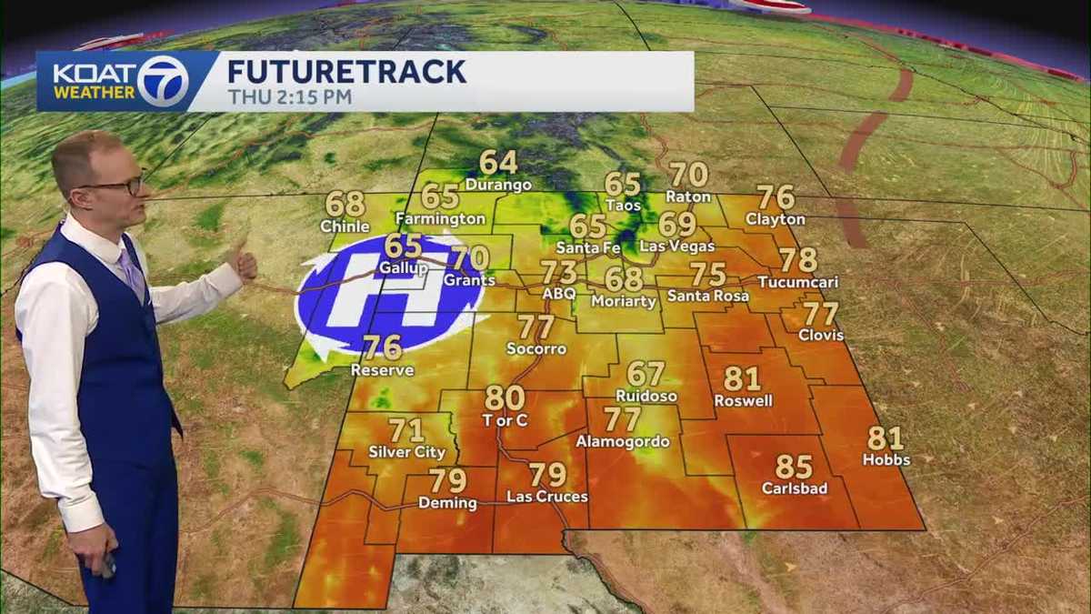 Warm trend continues in New Mexico with cooler temps ahead