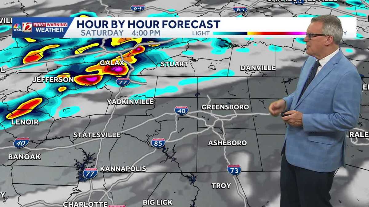 Friday storms may impact North Carolina mountains and foothills