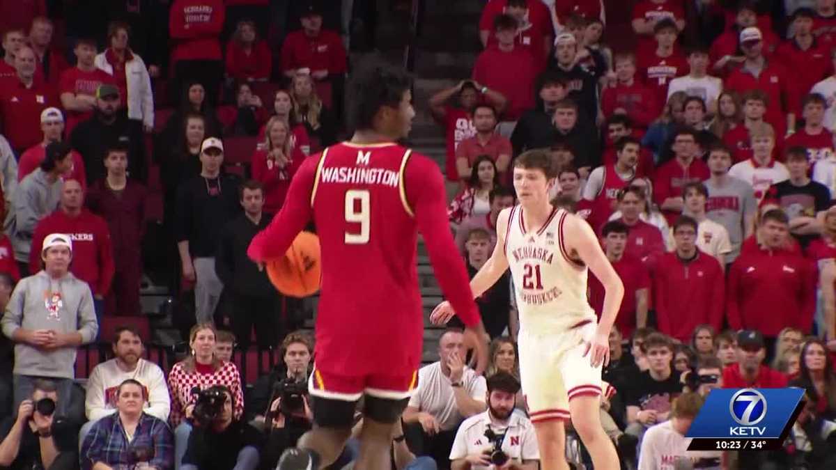 Nebraska Pulls Away Late Behind Frager’s 21 to Defeat Maryland