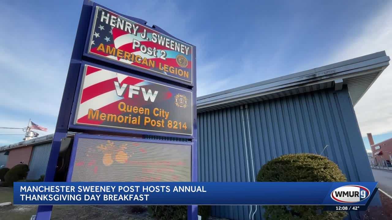 Manchester Sweeney Post hosts annual Thanksgiving Day breakfast