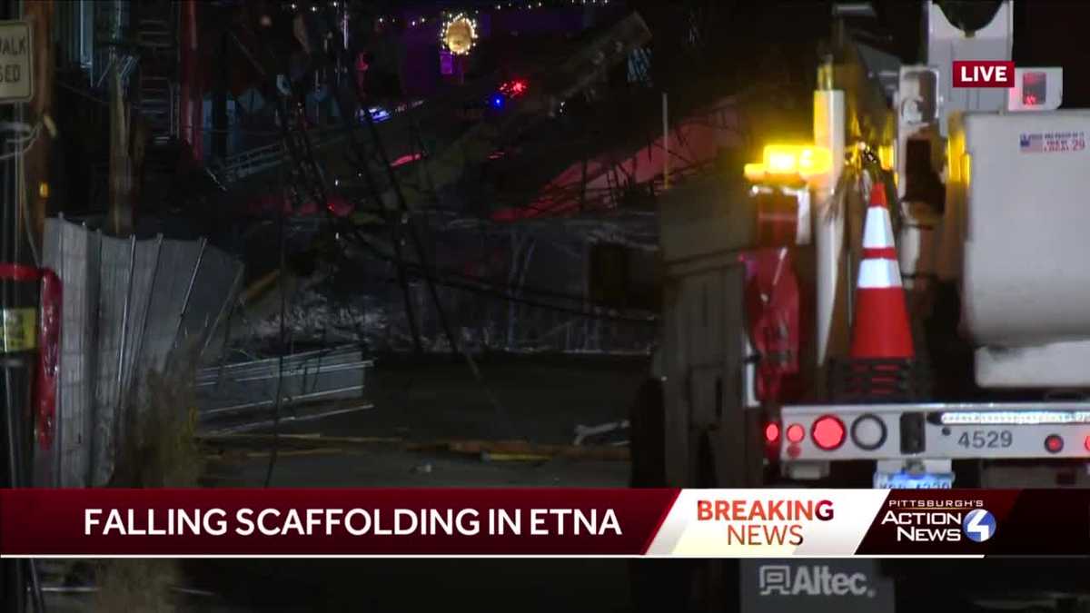 Residents evacuated after scaffolding collapses in Etna