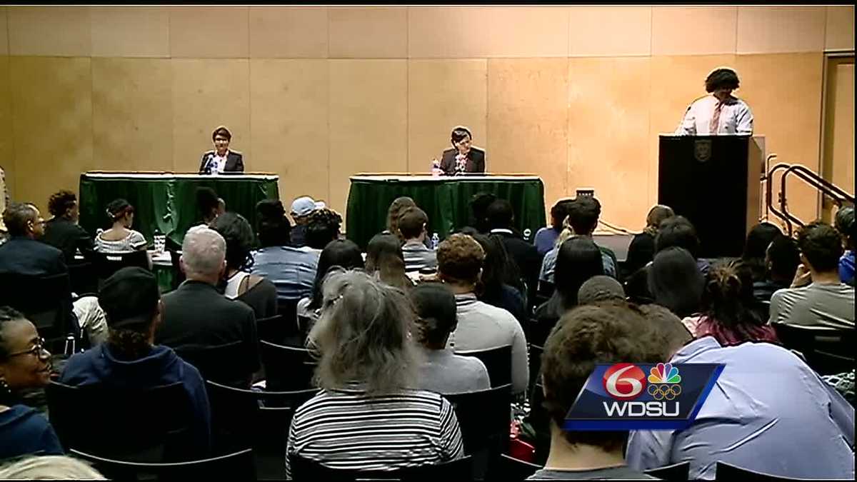 New Orleans mayoral candidates get questions from area students