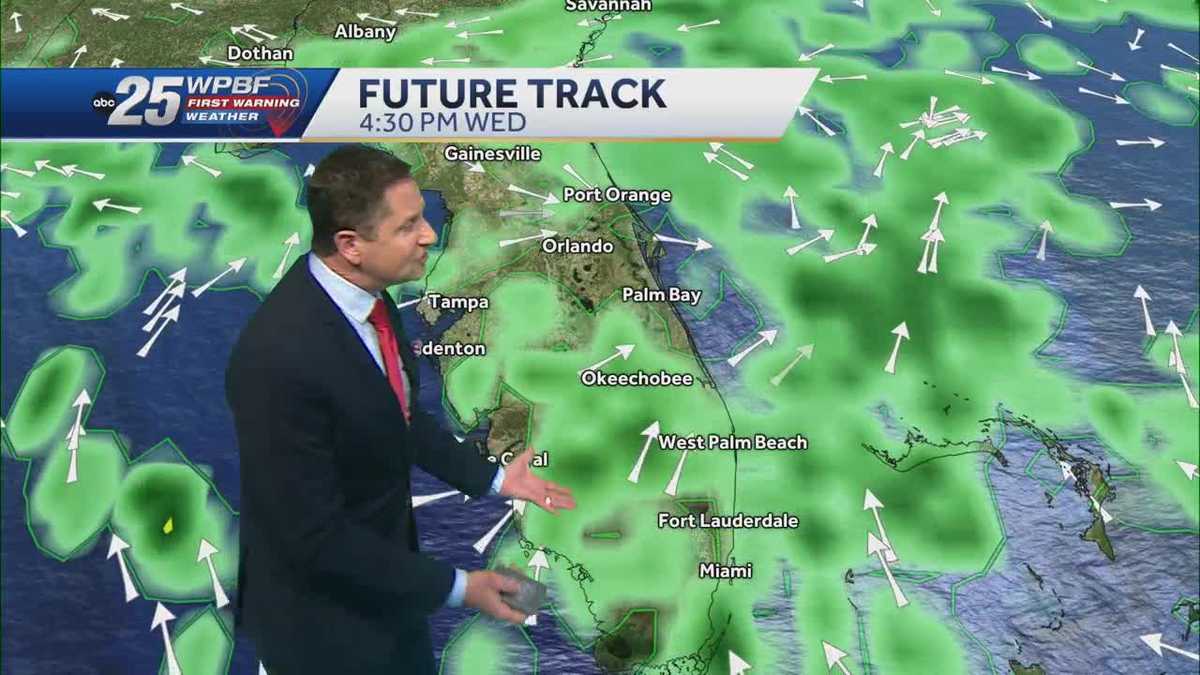 Changing rain chances through the weekend