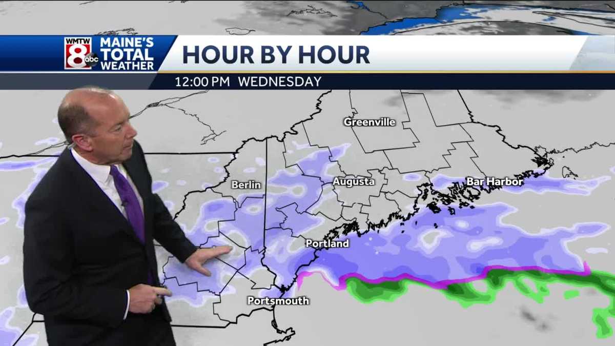 Clouds increase ahead of Wednesday’s light snow - WMTW