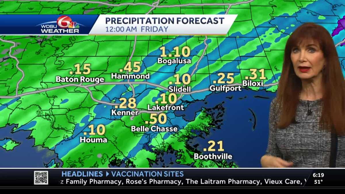 We are not done with the rain
