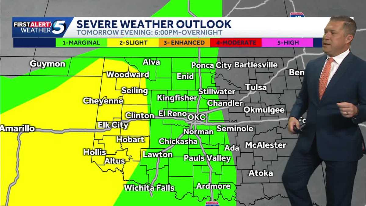 Rain tonight and severe storms for tomorrow