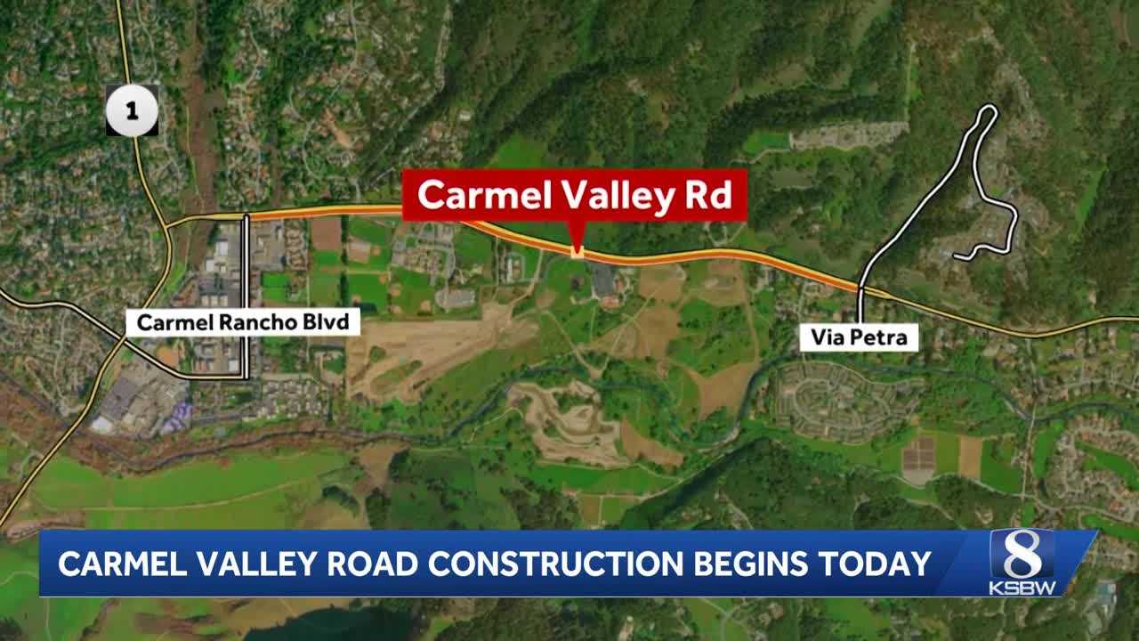 ksbw.com - Josh Copitch - Carmel Valley road construction expected to bring at mouth of the valley