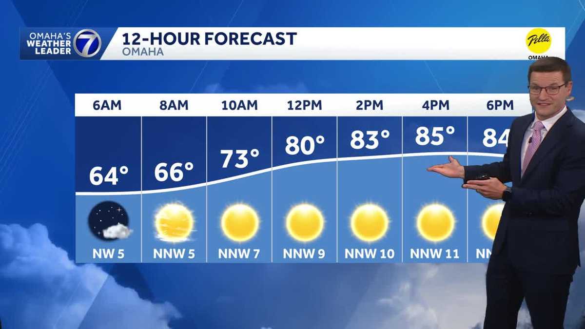 Warm and less humid Wednesday, early fog south of Omaha area