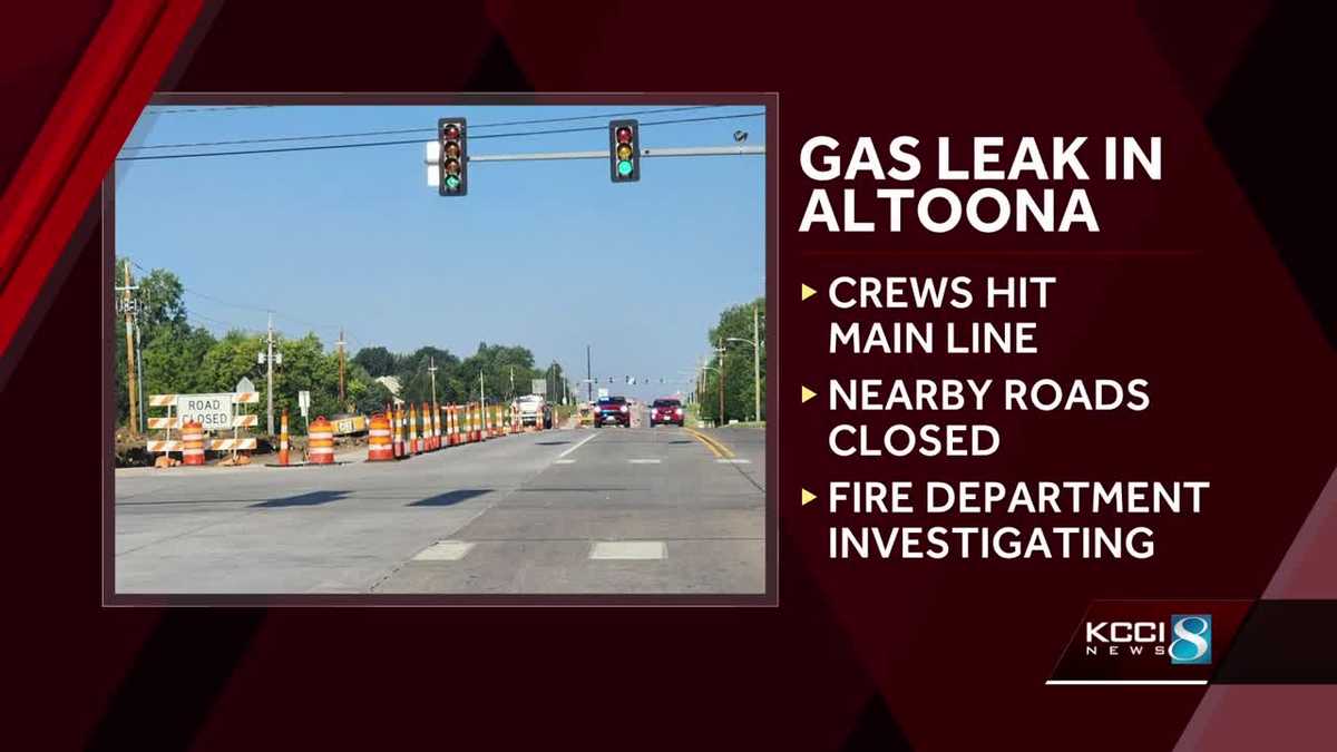 Emergency services respond to reported gas leak