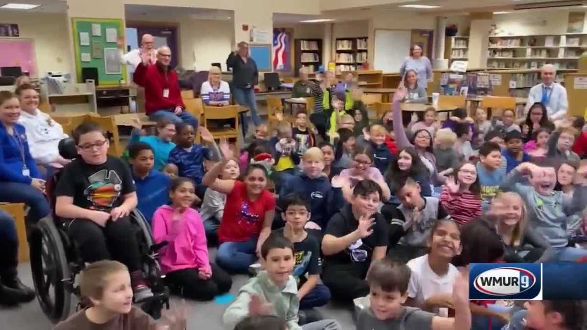 School visit Amherst Street School in Nashua