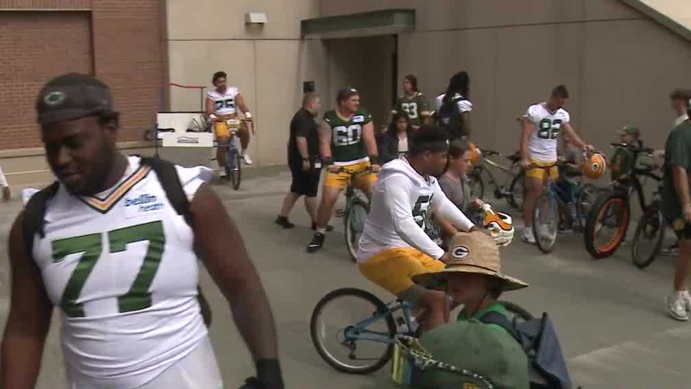 Kids Bike Ride Kicks Off Green Bay Packers Training Camp