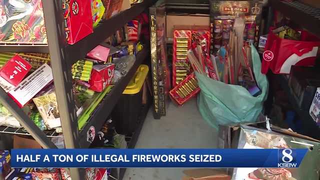 'It's pretty dangerous', half a ton of illegal fireworks seized in Seaside