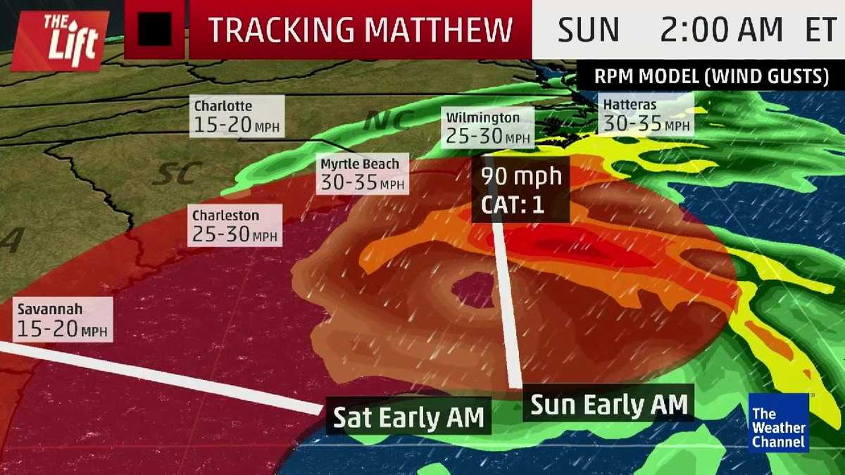 When and Where Will Hurricane Matthew Hit