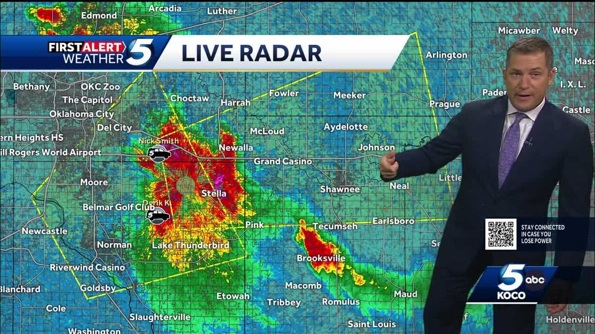 Storms with risk of hail, strong wind and tornadoes - KOCO