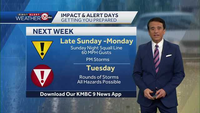 Strong to severe thunderstorms return to the forecast