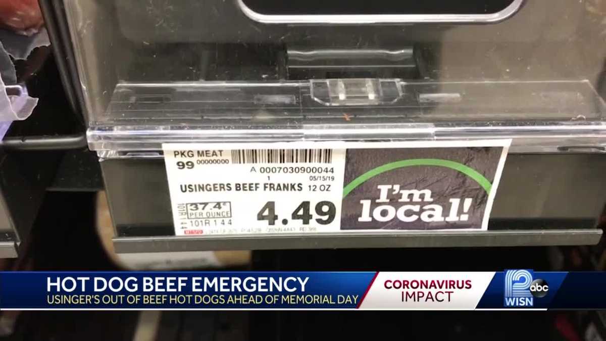 Coronavirus Beef demand causes hot dog shortage for Memorial Day