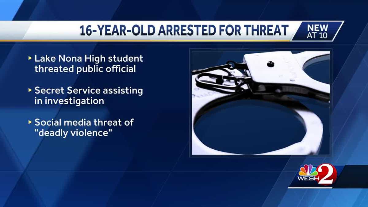 Orlando teenager arrested for threatening officer on social media