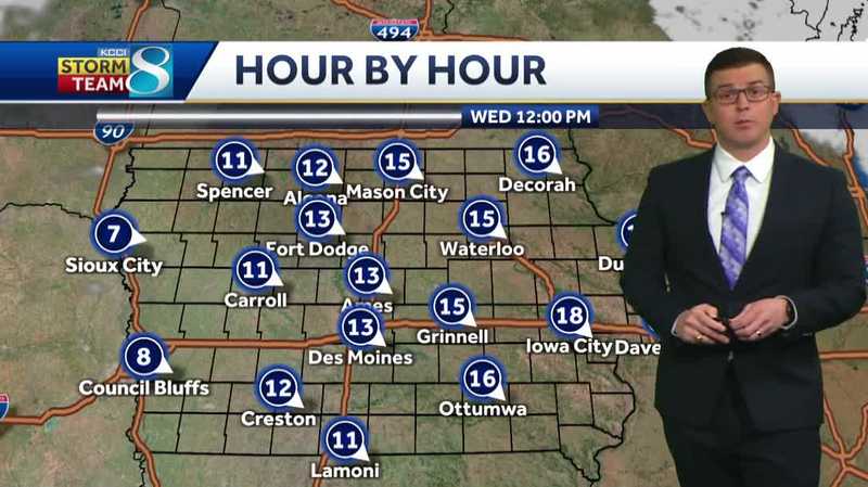  Iowa weather: Record-high temperatures today before snow chance