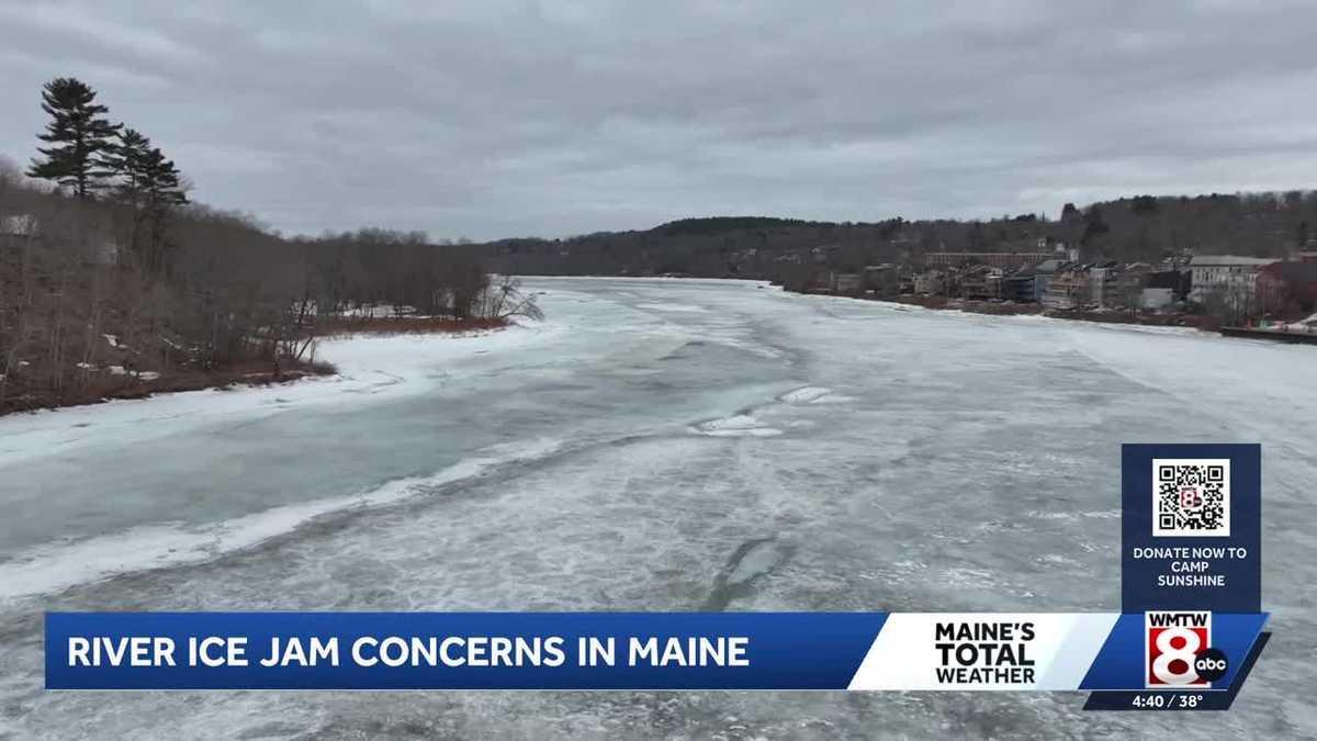 Mild stretch may set the stage for ice jam flooding across Maine