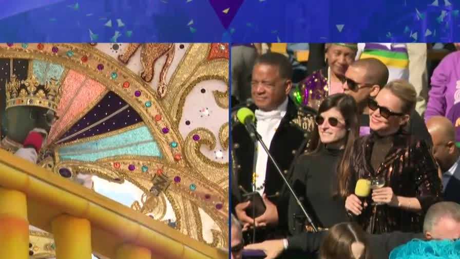 New Orleans mayor toasts Zulu King and Queen at Gallier Hall