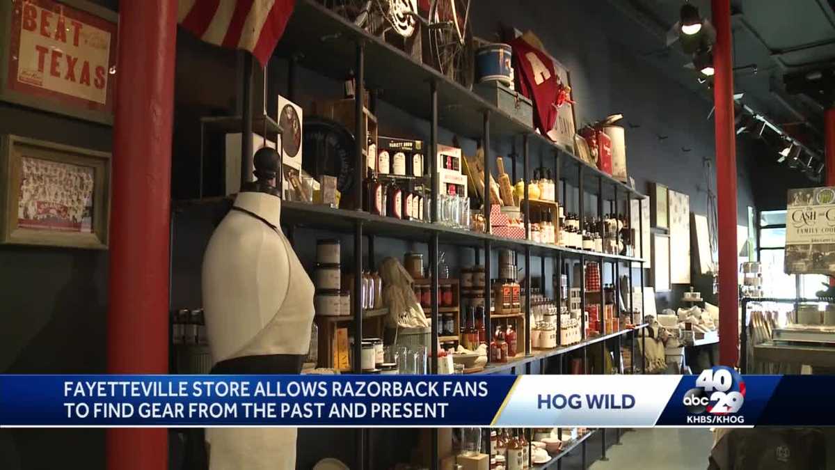Fayetteville store allows Razorback fans to find gear from the past and