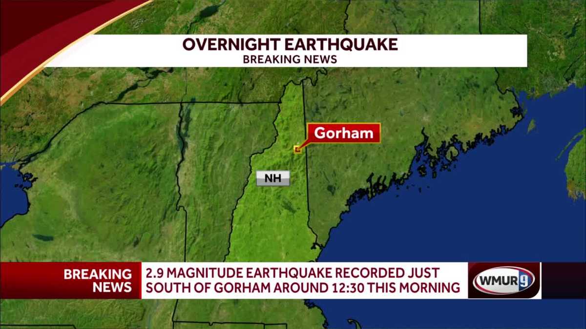 Earthquake rattles northern New Hampshire early Friday morning