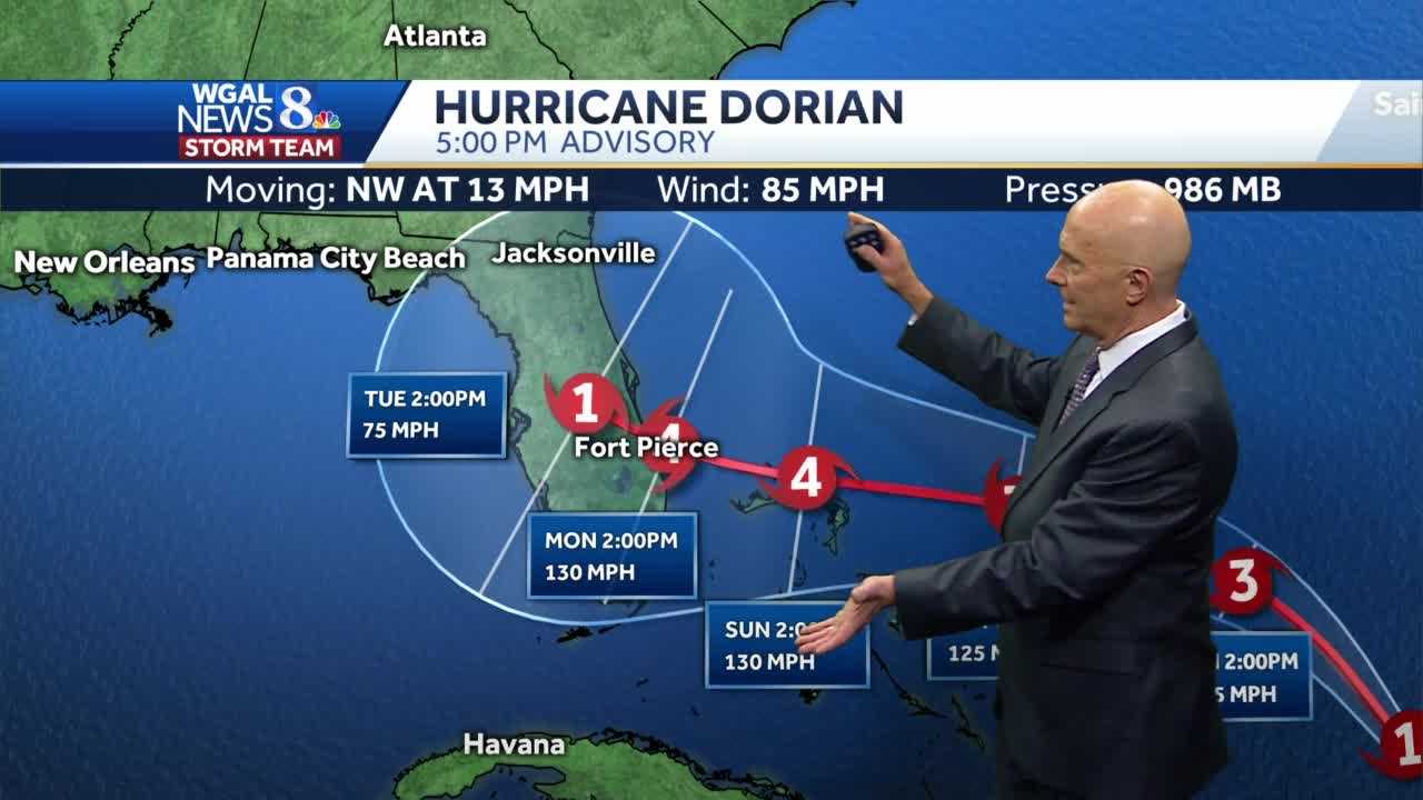 WGAL News 8 Storm Team Tracks Hurricane Dorian