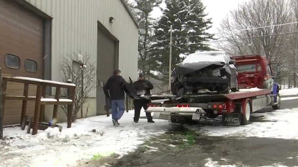 Car crashes into Hinesburg factory building