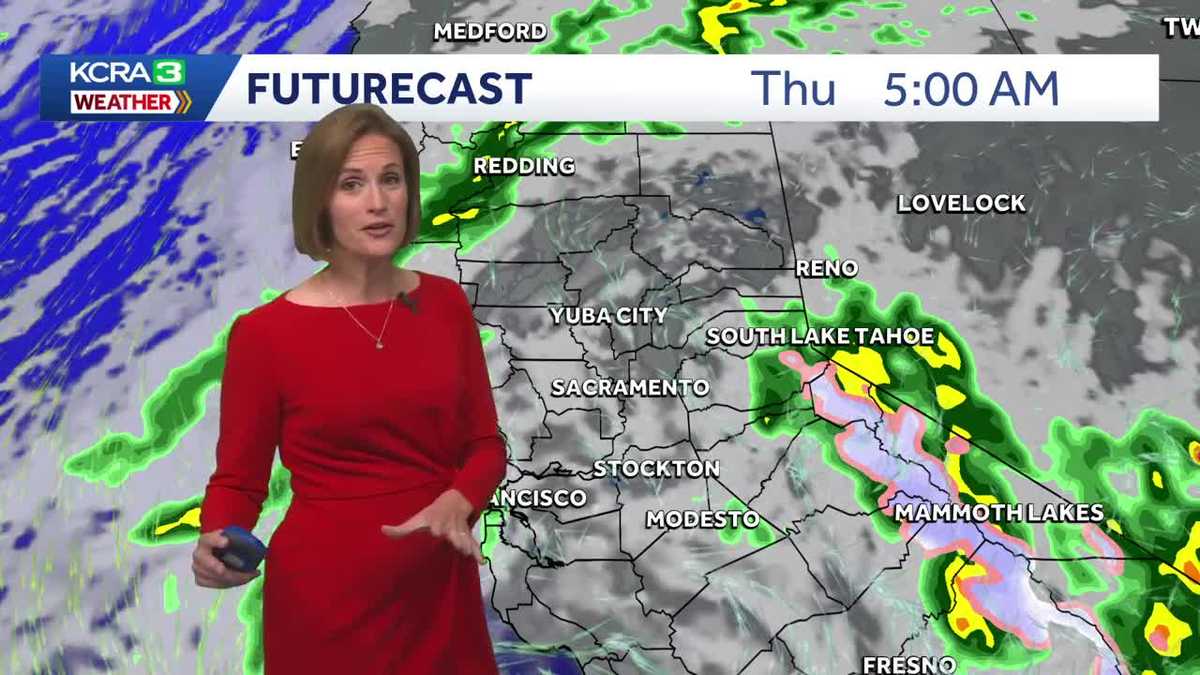 NorCal forecast: Scattered showers and thunderstorms Wednesday - KCRA