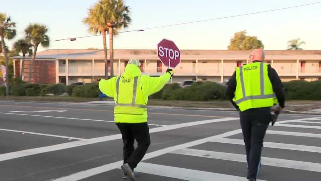 Crossing guards urge drivers to slow down as Central Florida students head back to school