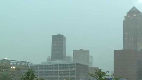 central iowa thunderstorms cause power outage for thousands of customers