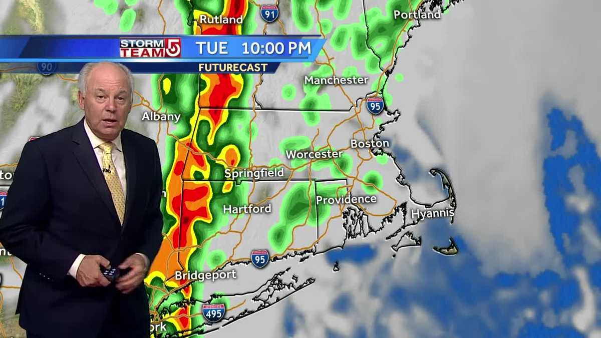 Video: Rain, wind picks up Tuesday afternoon