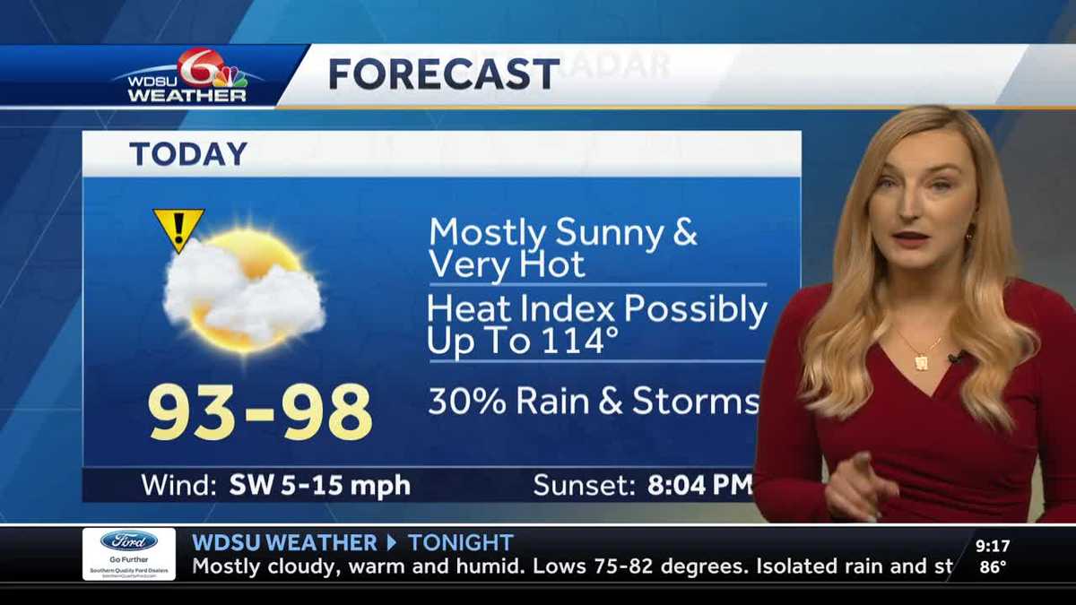 Extreme heat, storm risk