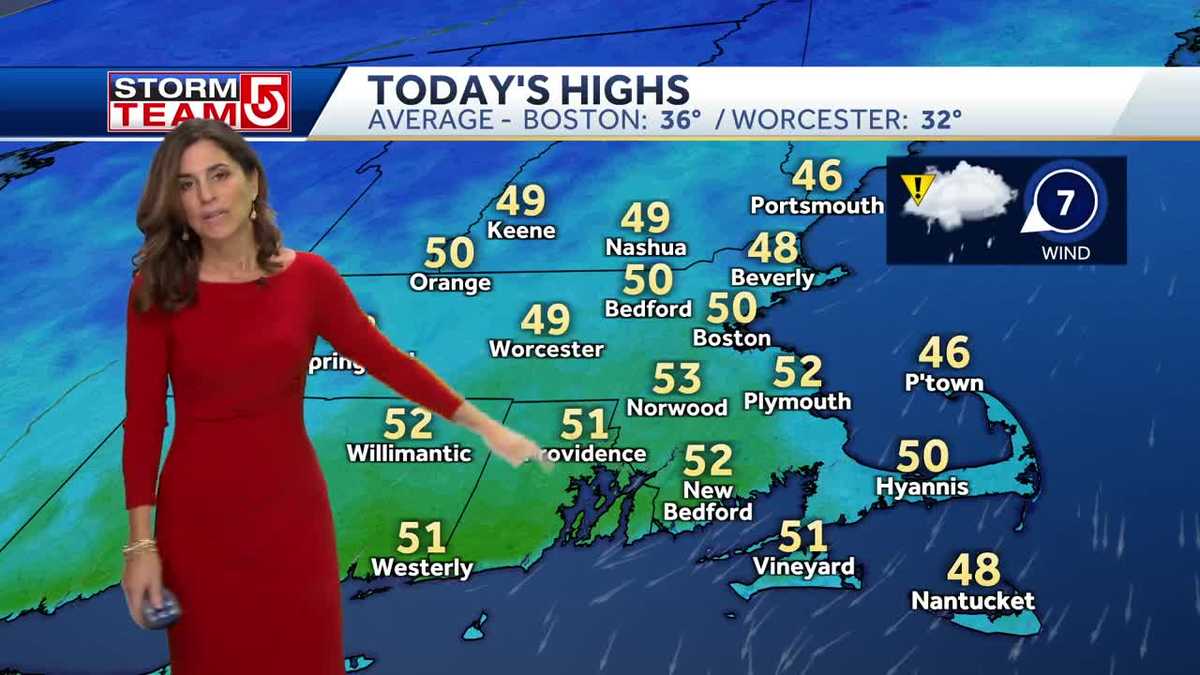 Video: Temps in 50s, but more rain on way